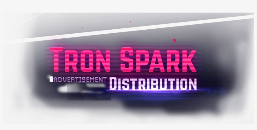 Tron Spark Is Giving 30% Of Their Ad Business To The - Neon Sign, transparent png download