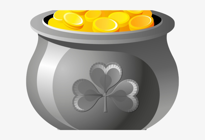 Saint Patricks Day Clipart Small - Pots Of Gold Clipart, transparent png download