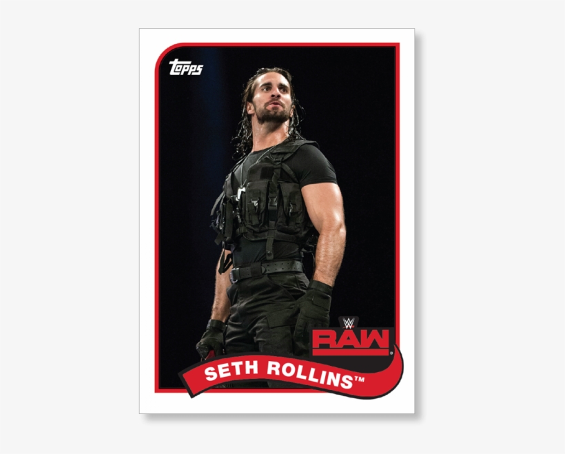 2018 Topps Wwe Heritage Seth Rollins - Topps, transparent png download