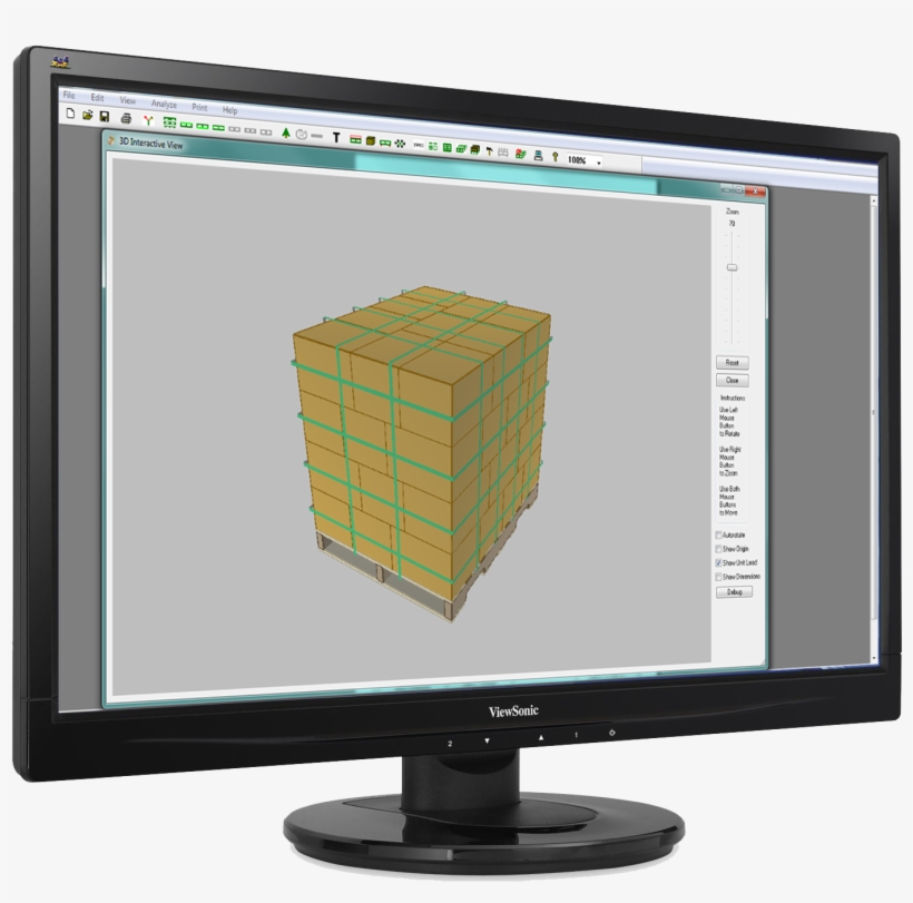 Pallet Desing System Image - Computer Monitor, transparent png download