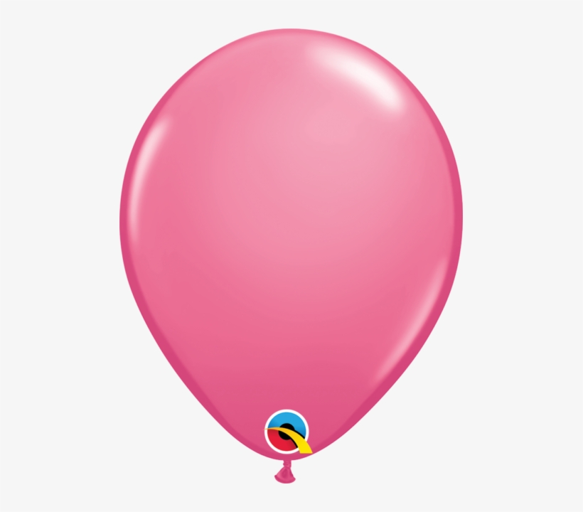Qualatex Rose Pink 11" Helium Quality Fashion Party - Birthday Orange Balloons, transparent png download