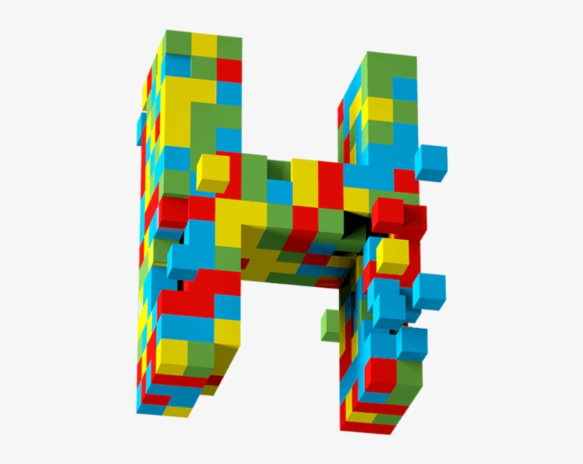3d Pixel Font - Graphic Design, transparent png download
