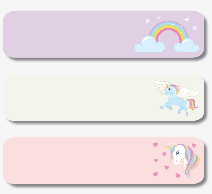 Printable Unicorn Labels