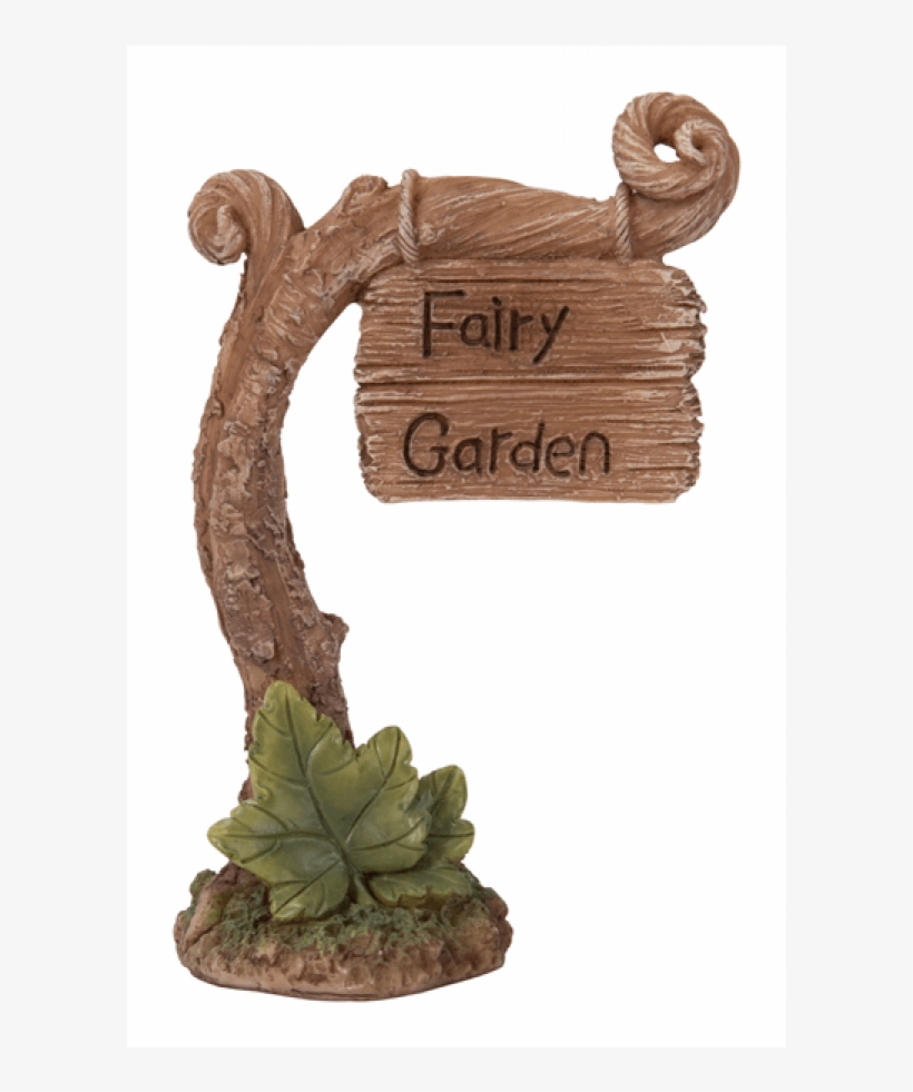 Large Fairy Garden Sign - Fairy, transparent png download