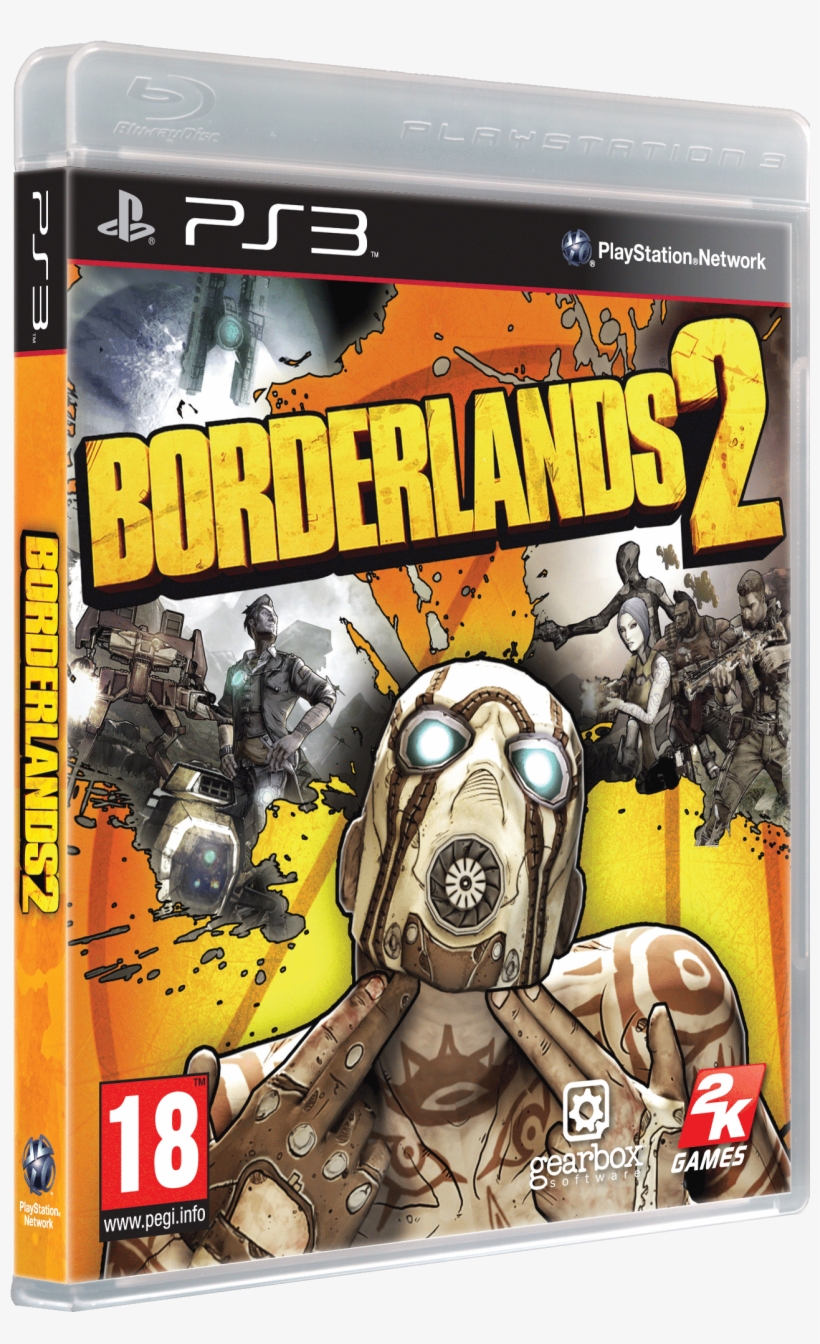 Bl2 Gc Ps3 3d Fob Pegi - Borderlands 2 Ps3, transparent png download