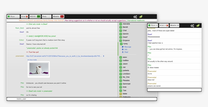 Kiwi Irc - Web Irc, transparent png download