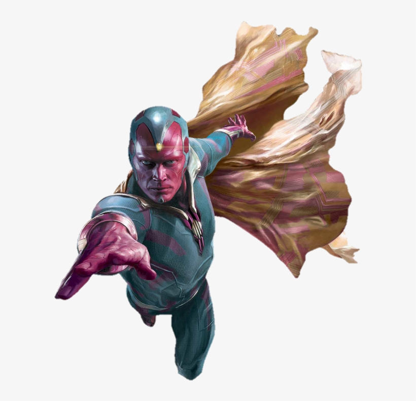 Civil War S Vision Transparent By Asthonx1-d9vpt4o - Vision Civil War Png, transparent png download