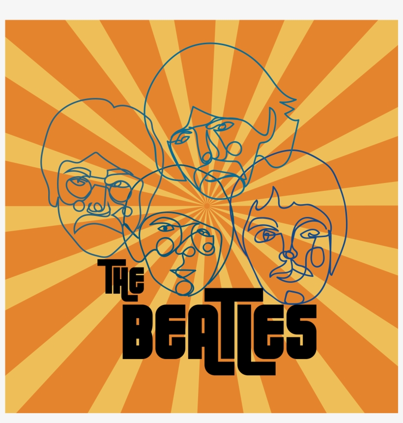 The Beatles - Graphic Design, transparent png download