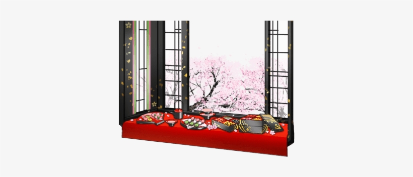 Cherry Blossom-viewing Window - Kancolle Furniture Spring, transparent png download