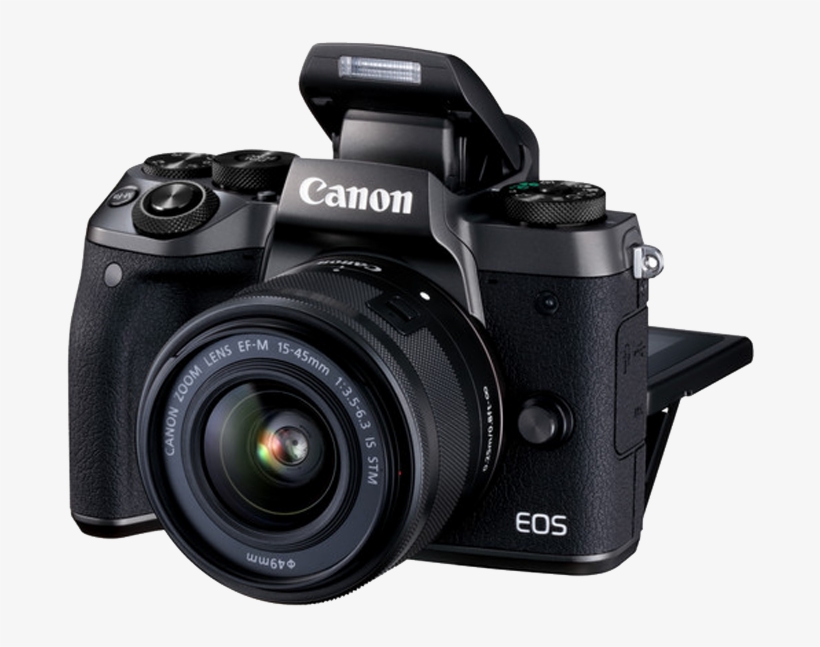 Canon Eos M5 - Canon Eos M5 - Digital Camera - Mirrorless, transparent png download