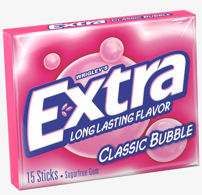 Extra Gum Bubble Gum, transparent png download
