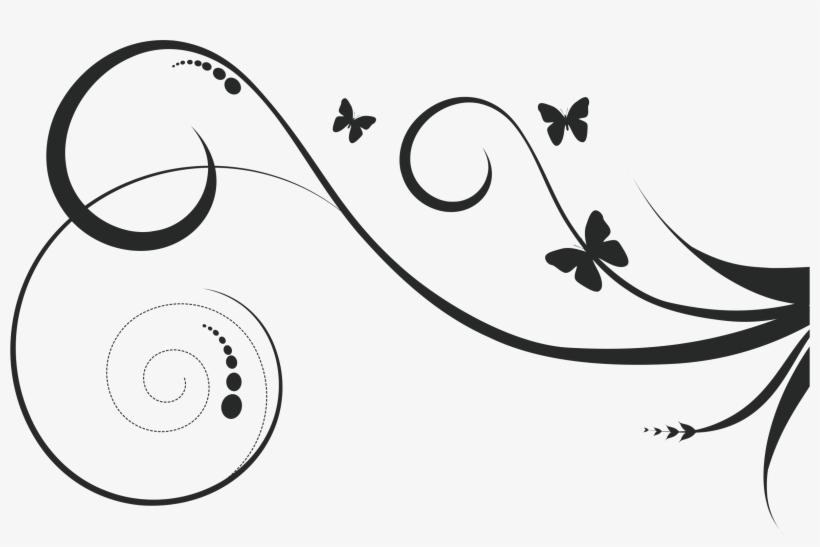 Flower Black And White Png, transparent png download