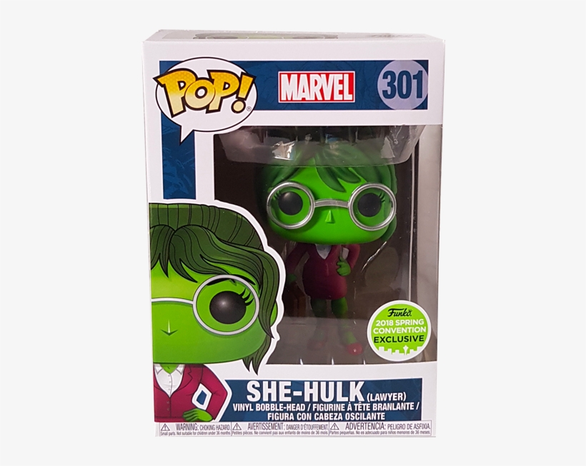 Lawyer She-hulk Eccc 2018 Us Exclusive Pop Vinyl Figure - Toxin Funko Pop Walgreens, transparent png download