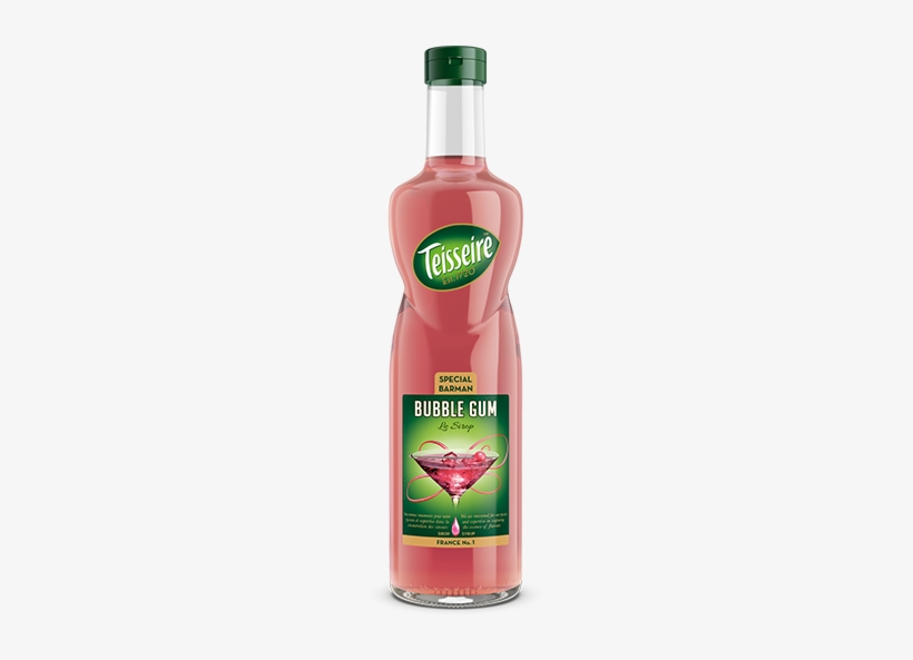Teis Barman Bubblegum 70cl Png - Teisseire Caramel Coffee Syrup 1 Litre, transparent png download