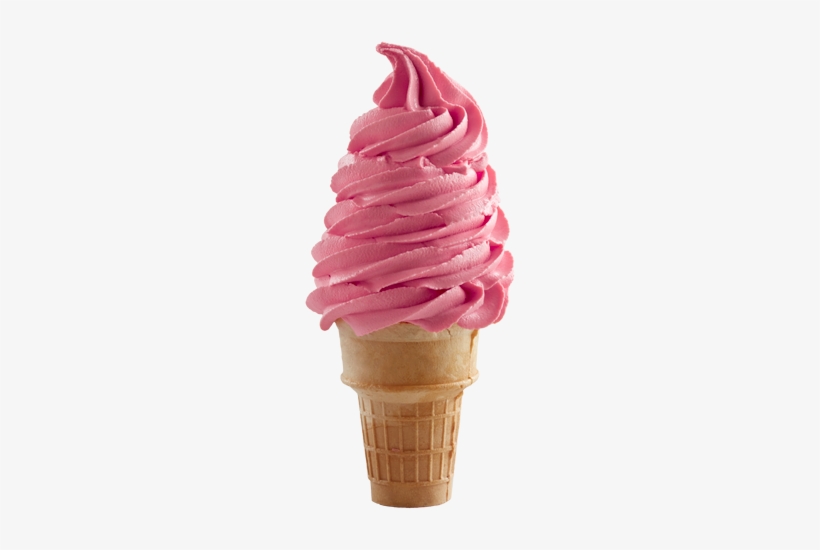 Bubblegum Soft Serve Ice Cream - Black Raspberry Ice Cream Soft Serve, transparent png download