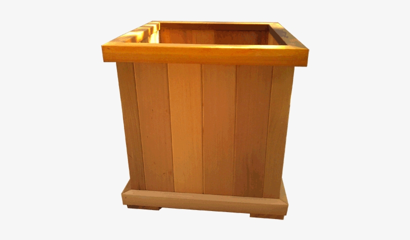 Planter Box Planted With Salvia Cedar Planter Box 20 - 18 By 18 Planter, transparent png download
