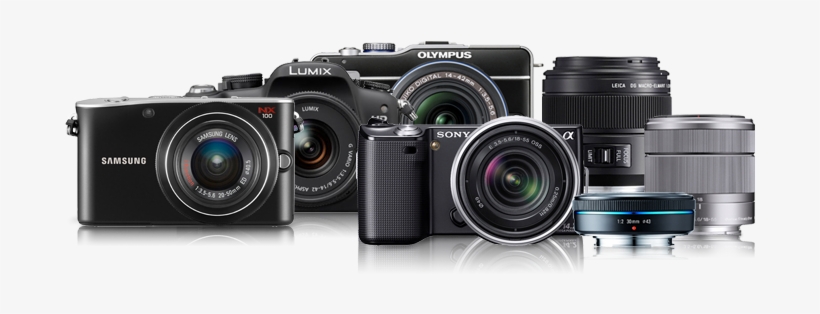 These Cameras Dispense With The Pentaprism And Mirror, - Sony A Nex 5k - Digital Camera - Mirrorless, transparent png download