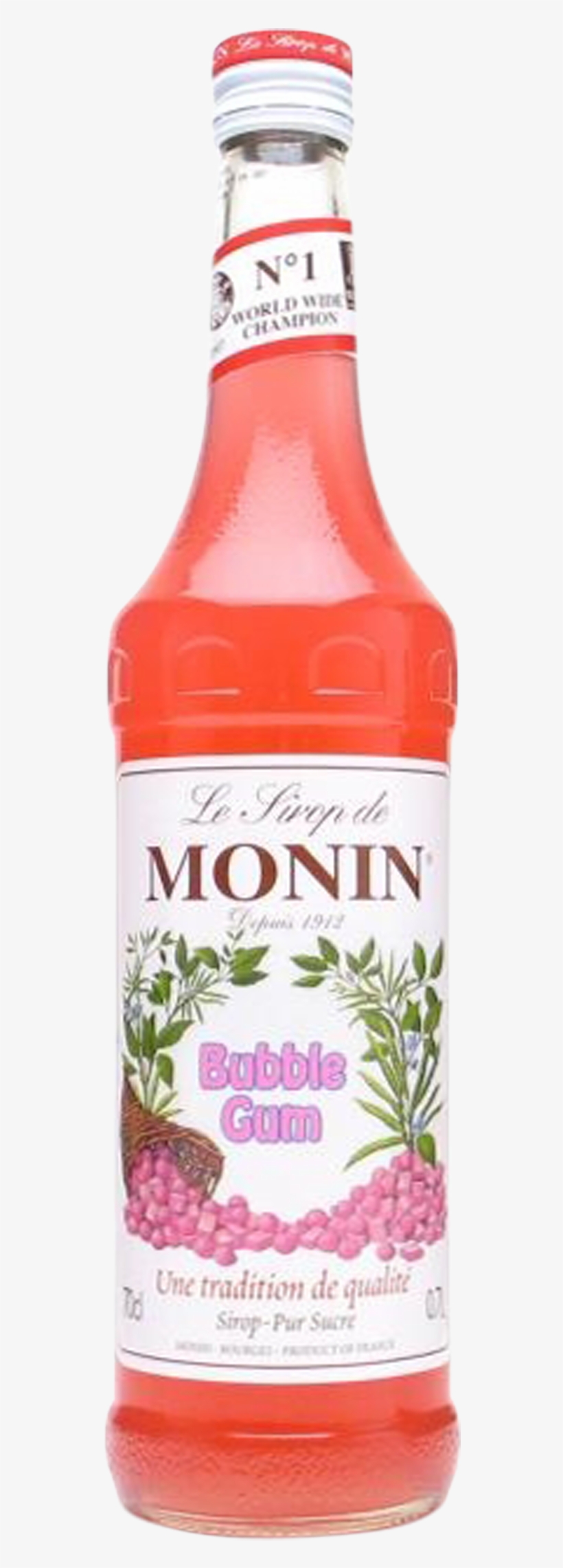 Monin Bubblegum Syrup, transparent png download