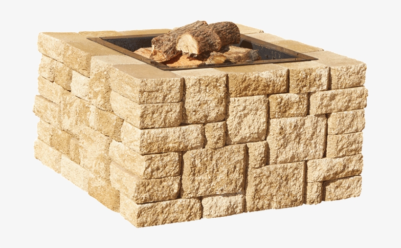 Creating Beautiful Landscapes With Pavers, Edgers, - Pavestone Splitrock 38.5 In. W X 21 In. H Square Fire, transparent png download