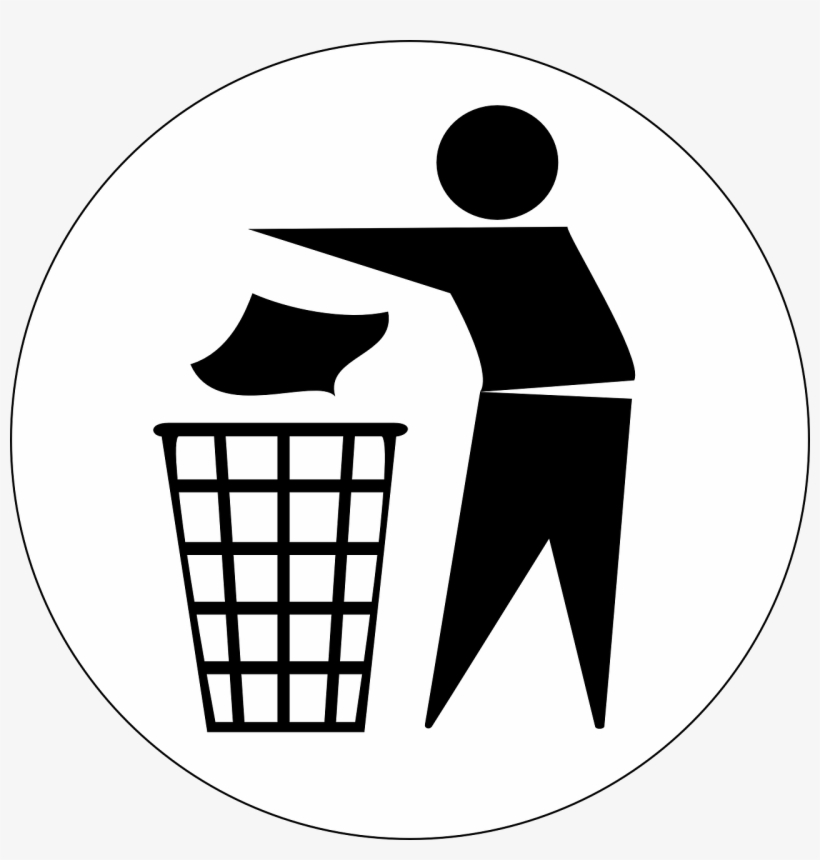 How To Set Use Doctormo Put Rubbish In Bin Signs Svg, transparent png download