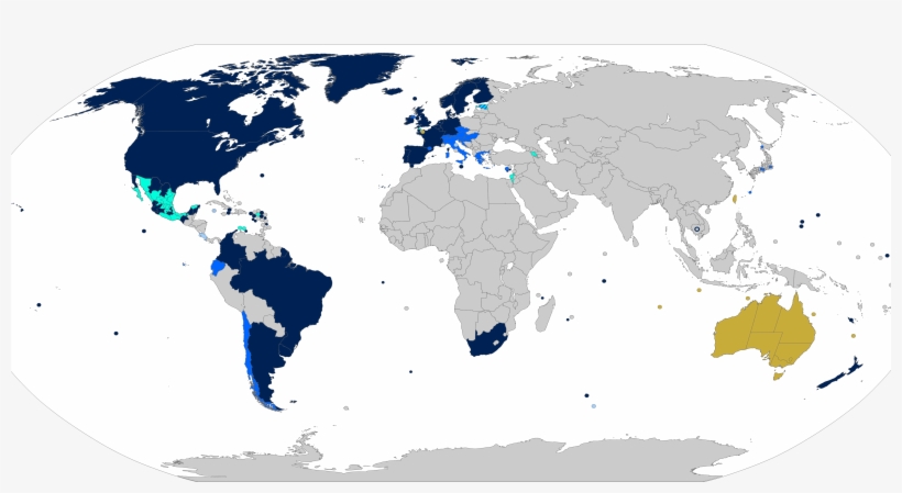 World Marriage-equality Laws - Gsm Frequency Worldwide, transparent png download