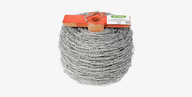 Nz Wire High Tensile Reverse Twist Barbed Wire 100mm - Barbed Wire, transparent png download