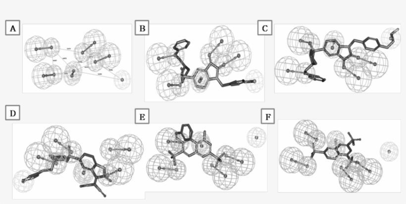A) Pharmacophore Model Resulted From Hiphop Model - Line Art, transparent png download