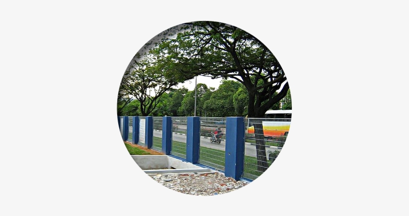 Stockiest & Manufacturer Of Pvc Coated, Aluminum & - Site Sg Mesh Fence Pte, transparent png download