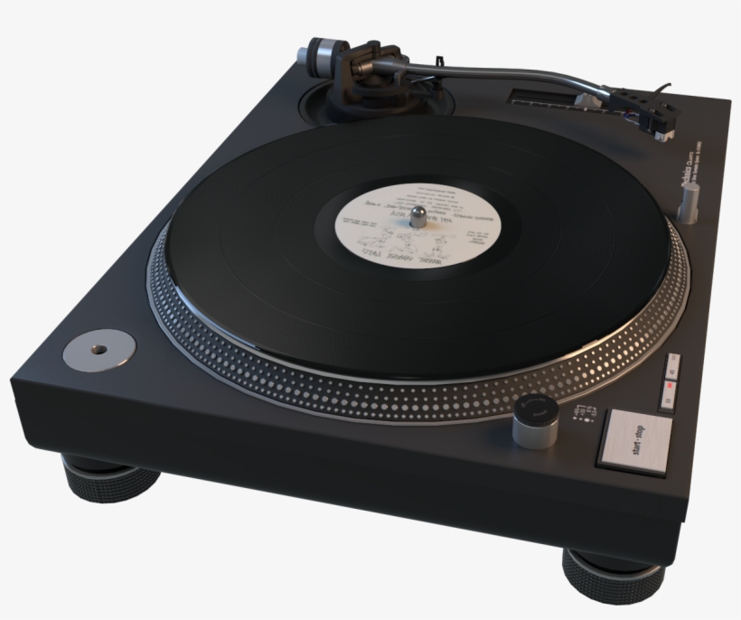 Technics Sl1210 3d Model - Data Storage Device, transparent png download