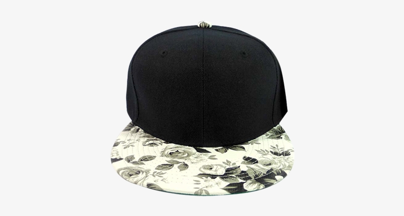 Vintage Rose Floral Snapback - Baseball Cap, transparent png download