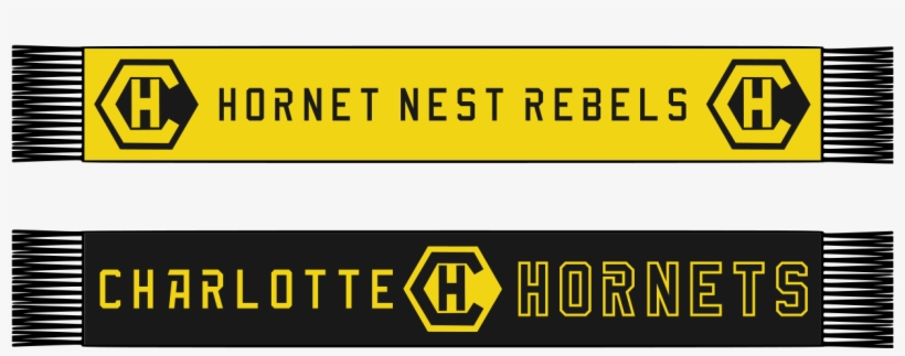 Charlotte Hornets Away Scarf Charlotte Hornets - Charlotte Hornets, transparent png download