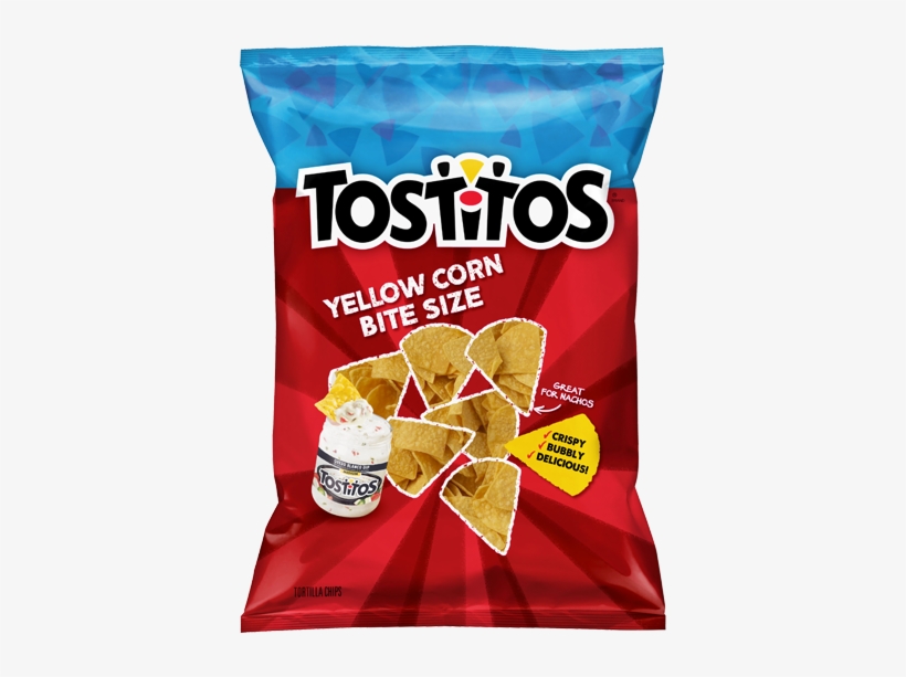 Tostitos® Yellow Corn Bite Size - Tostitos Chips Scoops, transparent png download