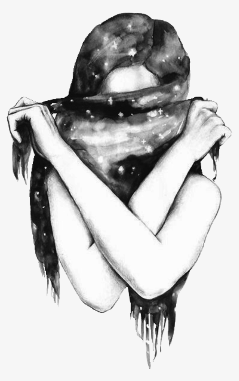 Sign In To Save It To Your Collection - Drawing Of Girl Tumblr Hipster  Transparent PNG - 1024x1429 - Free Download on NicePNG, image size:820x1306