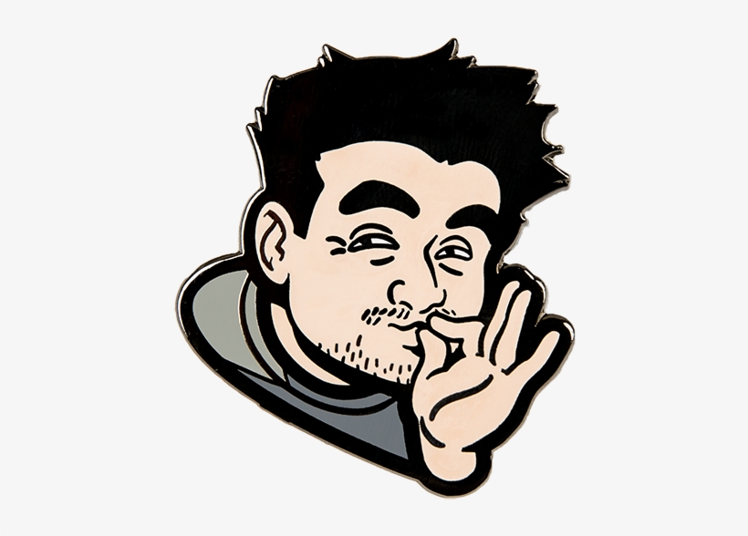 Cow Chop Trevor Enamel Pin - Lapel Pin, transparent png download