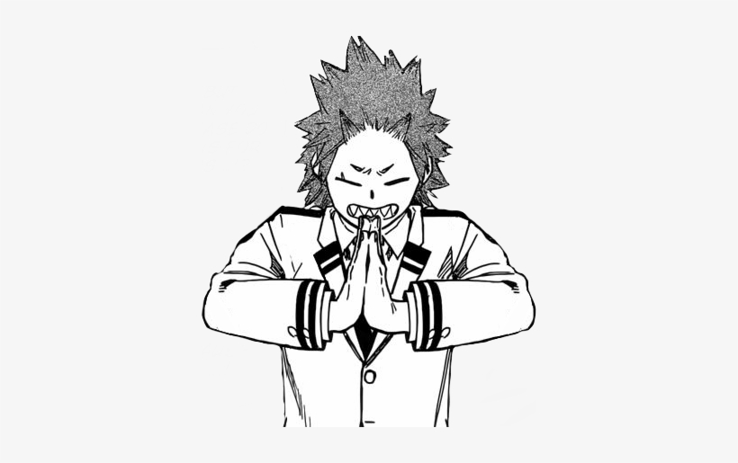 This Good Boi Is Praying For You To Succeed At Whatever - Kirishima Eijirou Transparent, transparent png download