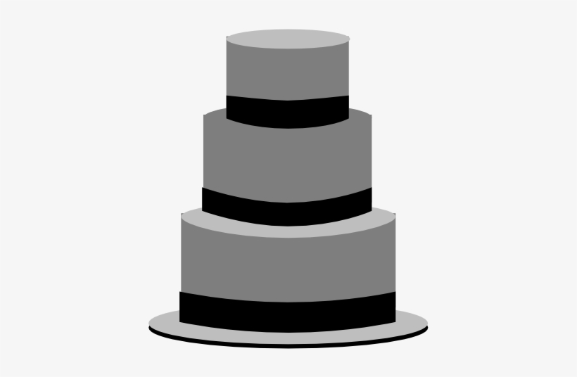 Cake Clipart Black, transparent png download
