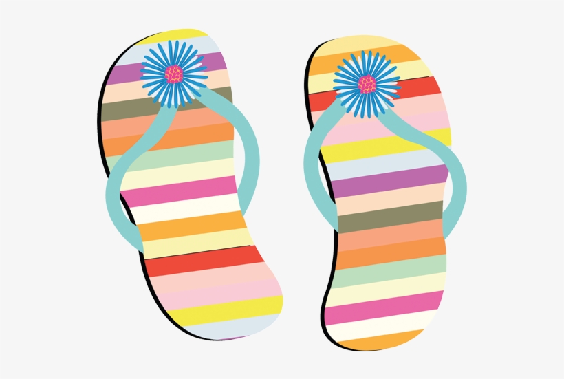The Flip Flops - Flip Flop Clip Art Free Transparent PNG - 538x471