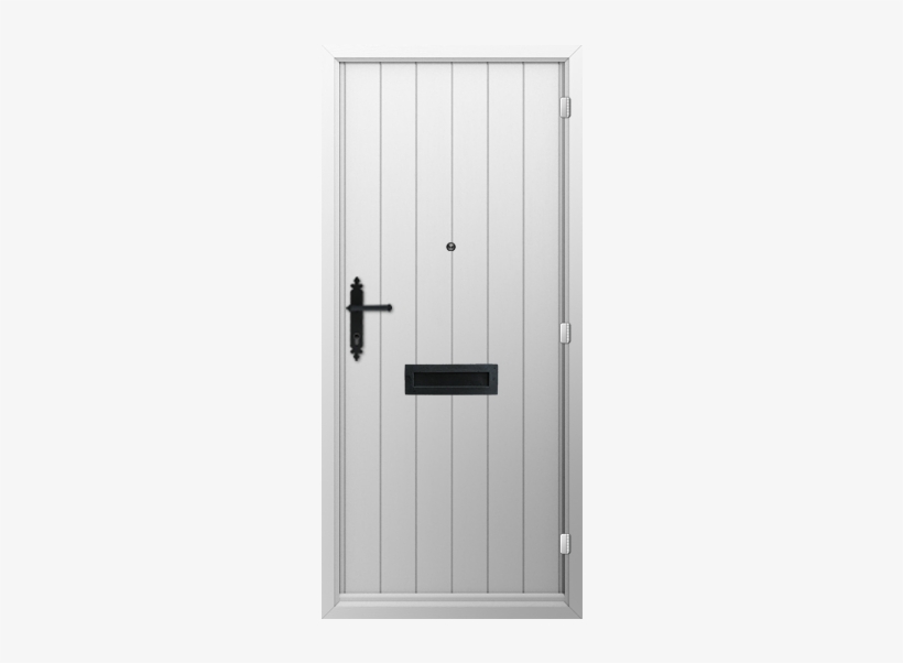 Victorian Heritage Grp Doors Coventry Warwickshire - White Door With Black Handles, transparent png download