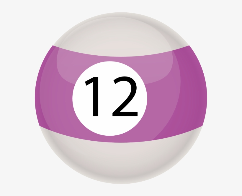 Free To Use Public Domain Billiards Clip Art - Bola De Bilhar 12 Png, transparent png download