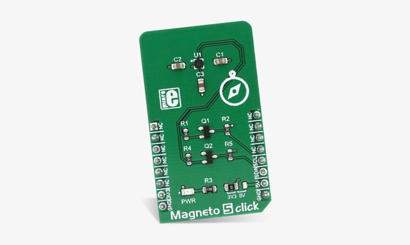 Mikroelektronika Magneto 5 Click - Weather Click Mikroelektronika, Click Board (mikroe-1978), transparent png download