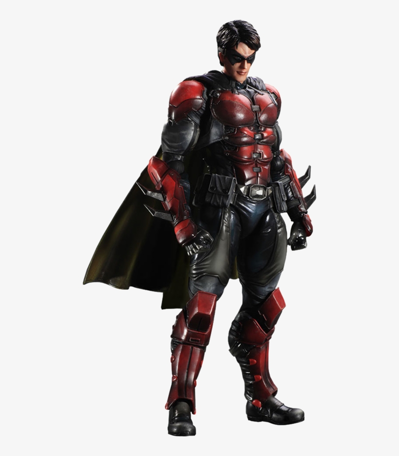 Robin Action Figure - Play Arts Kai Robin Arkham Origins, transparent png download