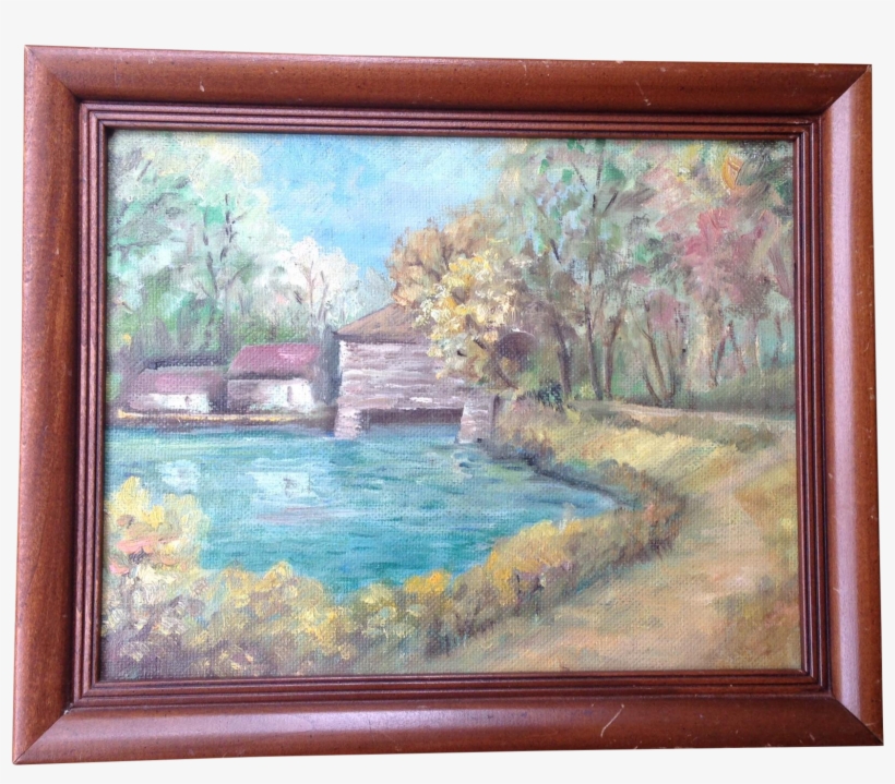 Country Landscape Oil Painting, transparent png download