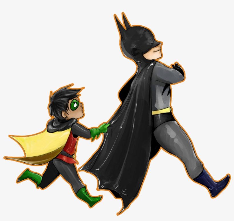 Batman And Robin Transparent Png - Batman And Robin Png, transparent png download