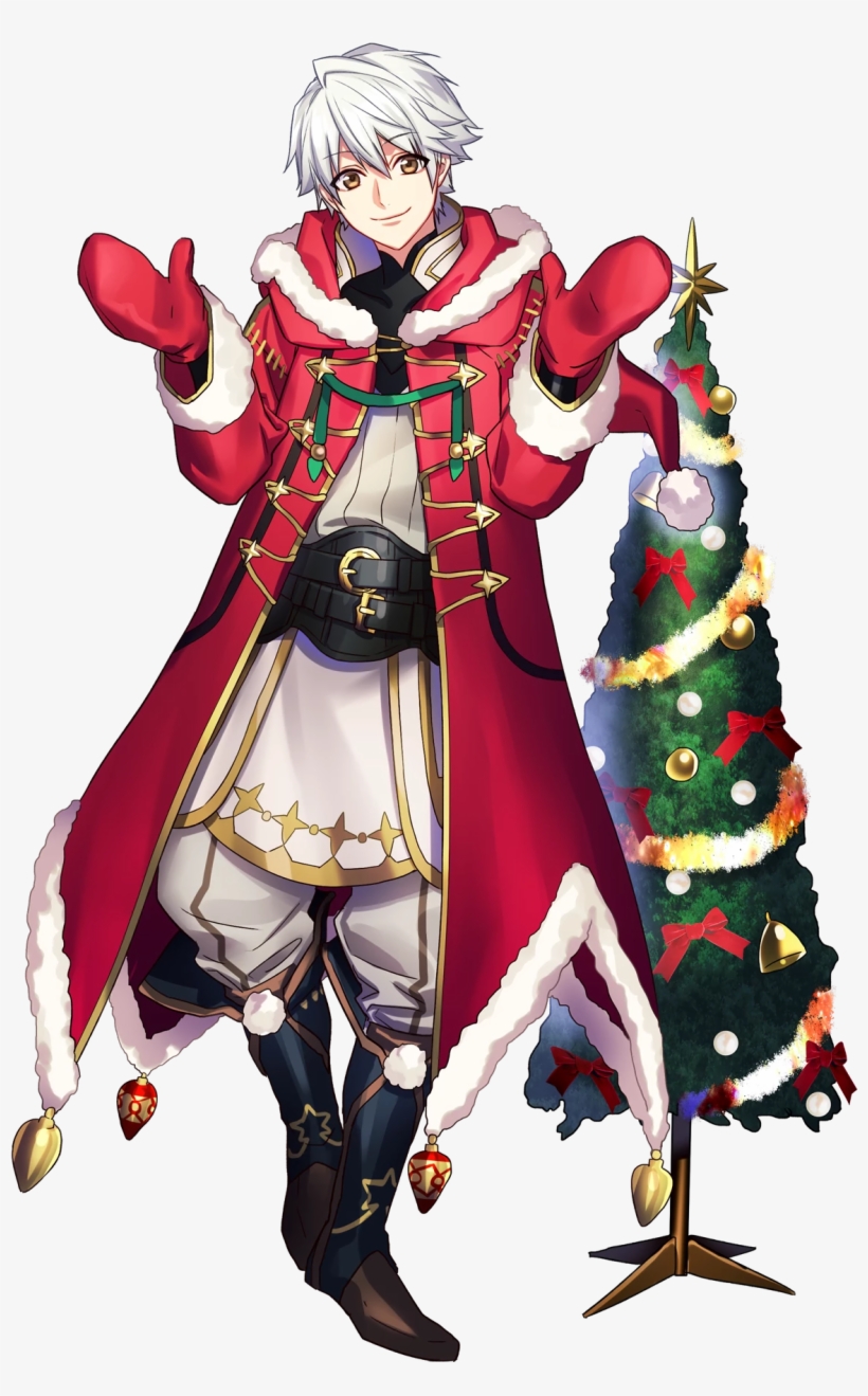 Robin Festive Tactician Face - Christmas Robin Fire Emblem, transparent png download