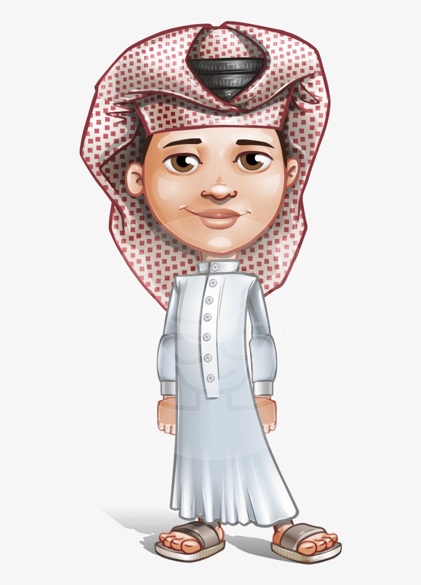 Nabil Aka Noble Boy - Arab Boy Cartoon, transparent png download