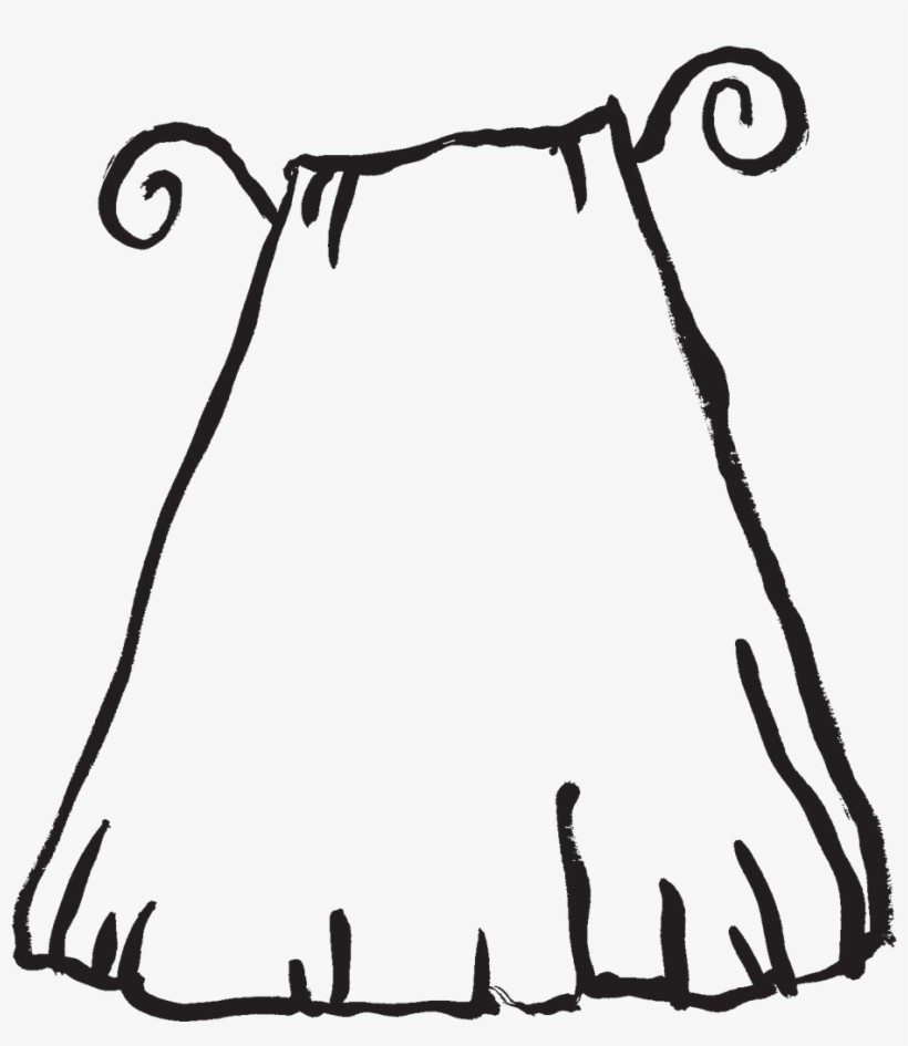 Download A Blank Cape Here, And Make It Your Own - Line Art, transparent png download