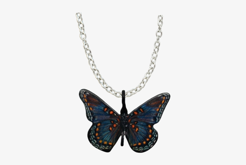 Red Spotted Purple Butterfly - Pendant, transparent png download