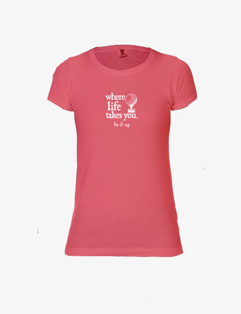 Wlty Golf "tee It Up" Ladies Short Sleeve - Active Shirt, transparent png download
