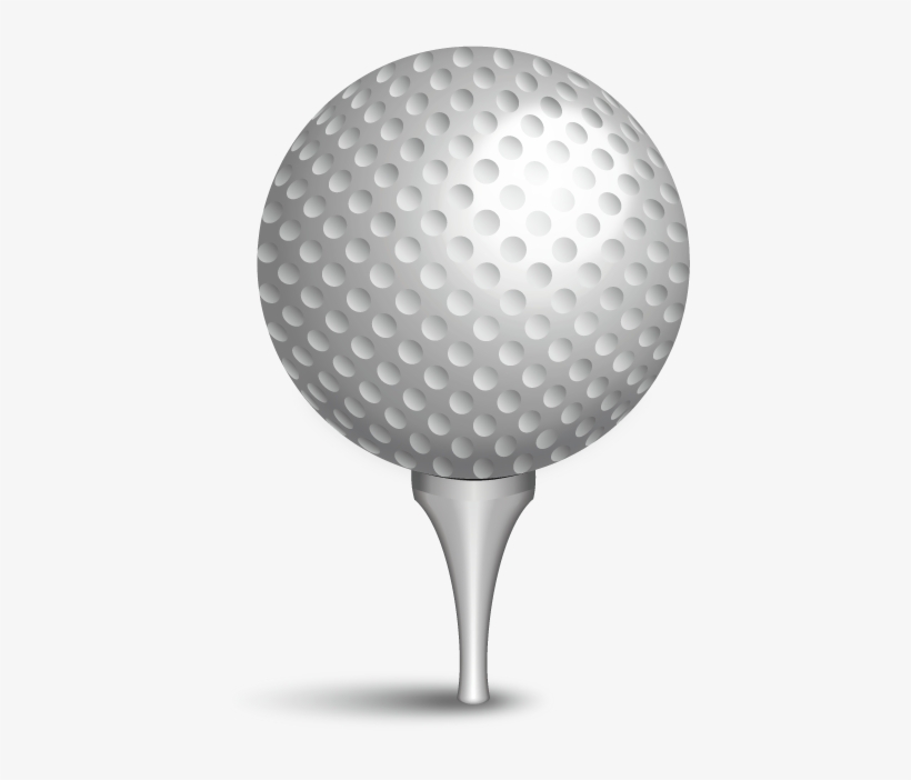 Golf Ball Png - Golf Ball On Tee Png, transparent png download