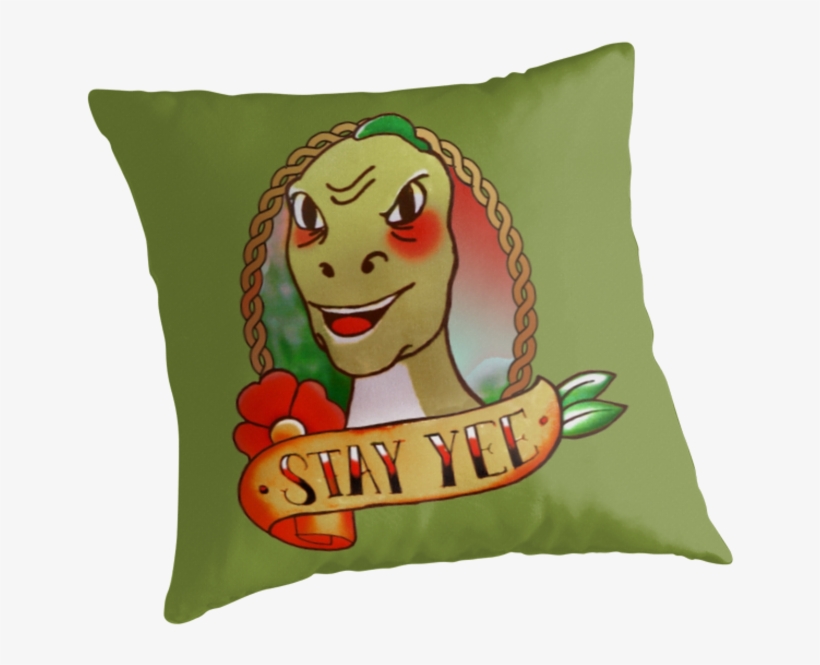 Stay Yee Tee By Miskel Design - Netflix And Chill Pillow, transparent png download